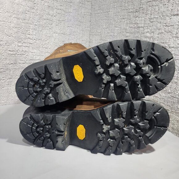 Carolina Well X 12” Men’s Size 13D Waterproof Comp Toe Ranch Wellington Logger - Picture 10 of 11